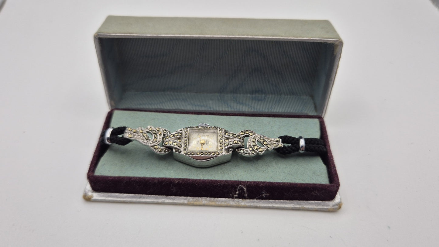 vintage Imier ladies' cocktail Manual 17 Jewel wristwatch23