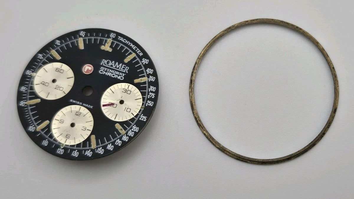 Roamer Stingray Valjoux 72 726 Case Set And Bracelet No Moverment11