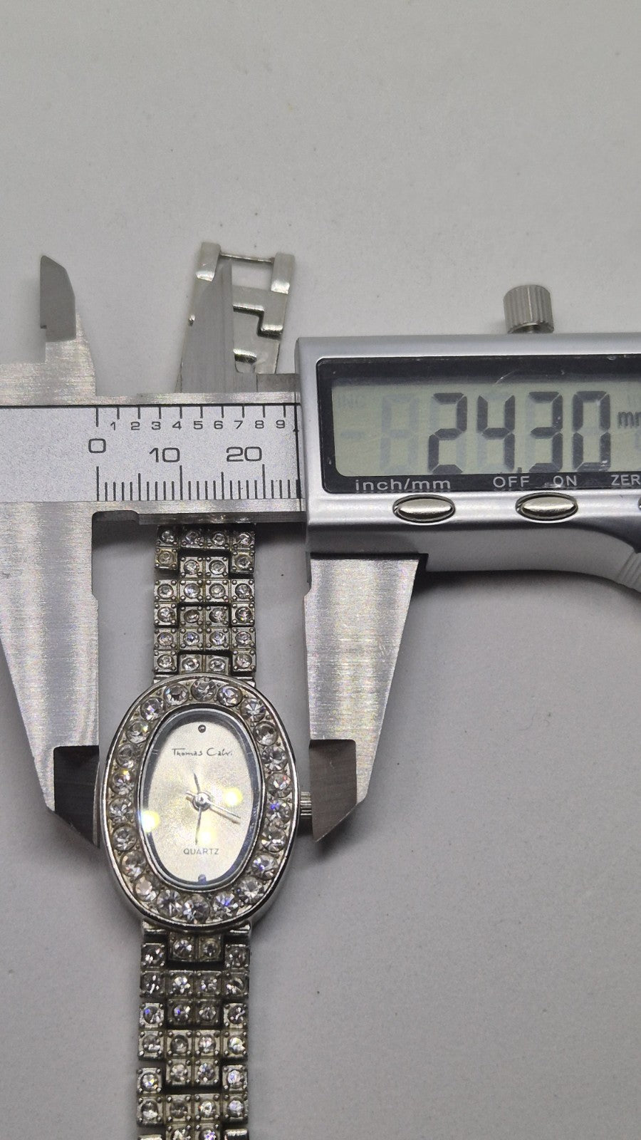 Vintage Thomas Calvi Quartz Ladies Rhinestone Watch18