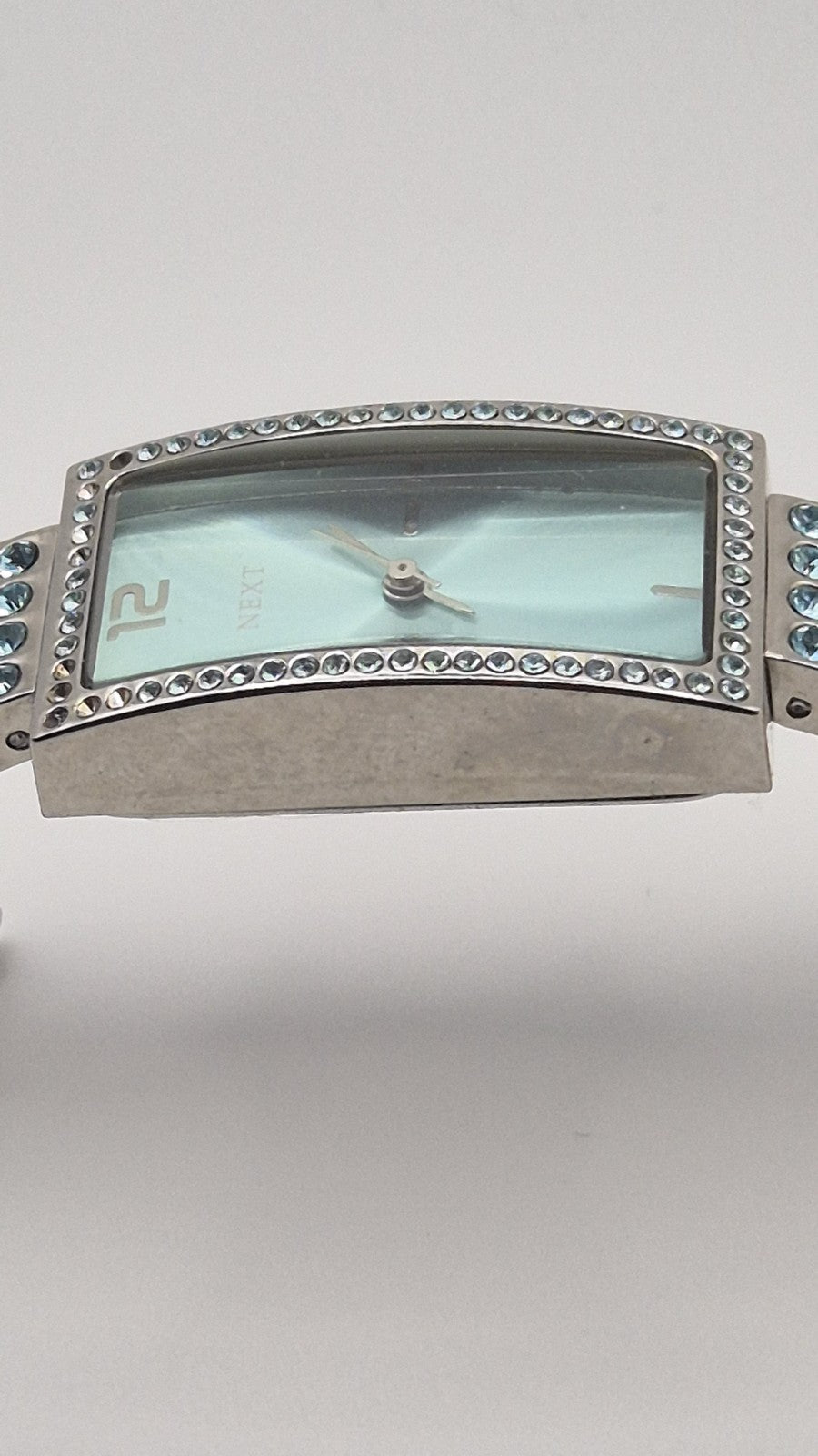 Next Women's Silver and Blue Watch5