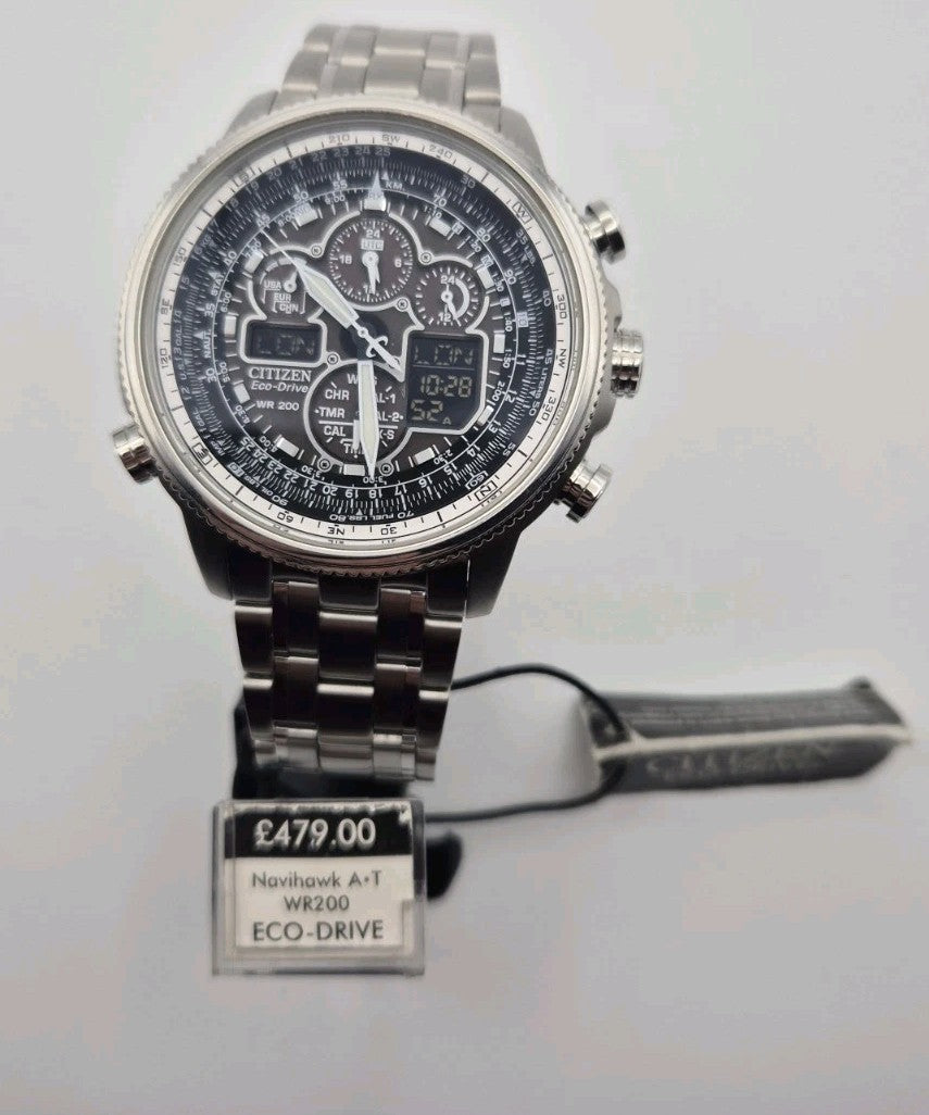 Citizen Eco-Drive Navihawk JY803083E Men's Wrist Watch0