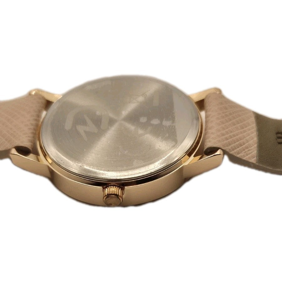 Ladies Guy Laroche Rose Gold/Blush And Matching Necklace7