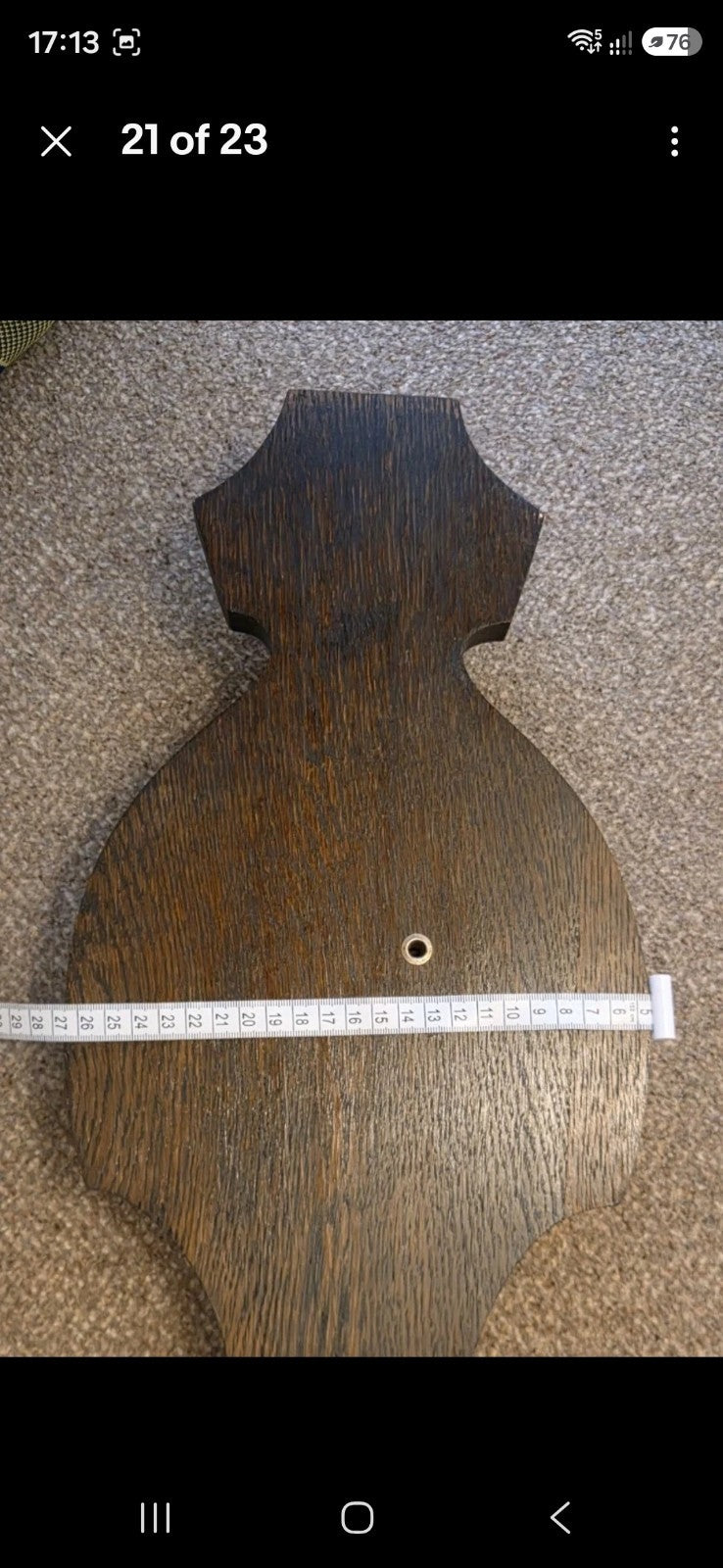 Vintage Wood  carved  Barometer8
