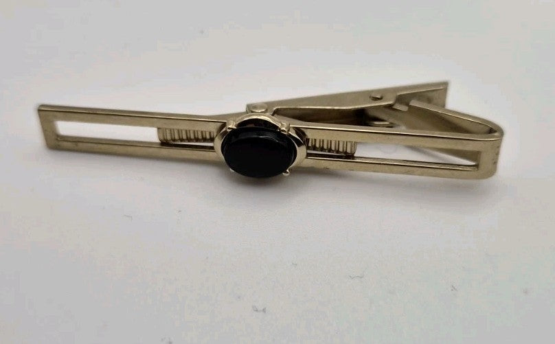 Vintage Stratton Gold Plated English Made Tie Bar Clip - For Gents & Gentleman. 0