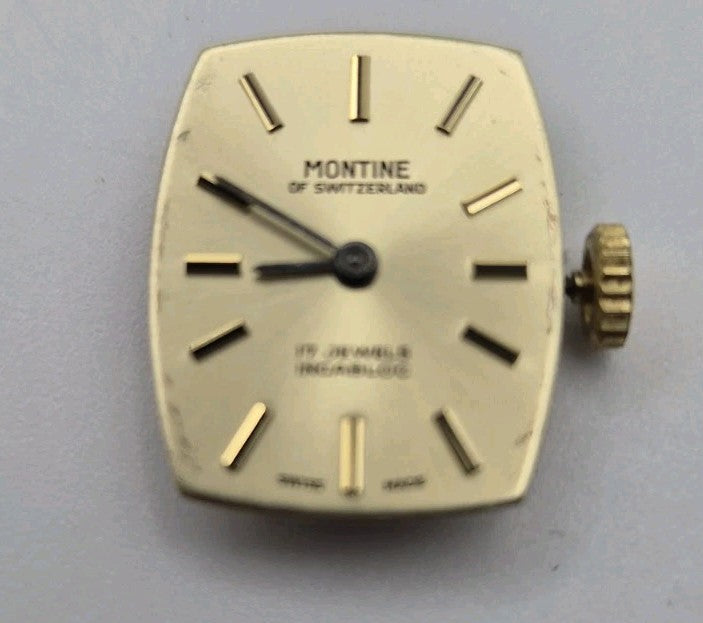  Ladies Montine Vintage Swiss Watch - 17 Jewels Incabloc - excellent19