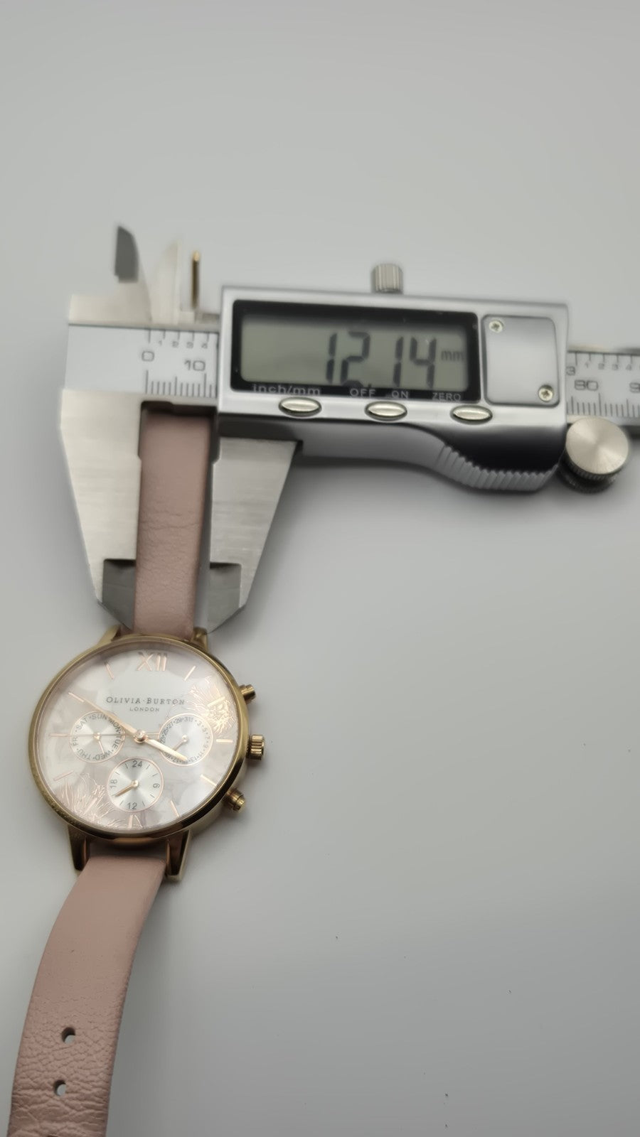 Olivia Burton Analogue Multifunction Quartz Watch for Women with Pink Leather...9