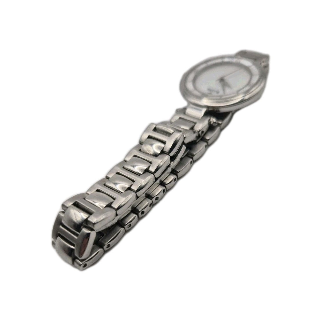 Ladies Bulova Dress Watch 96L185 Pearl Dial Steel 5