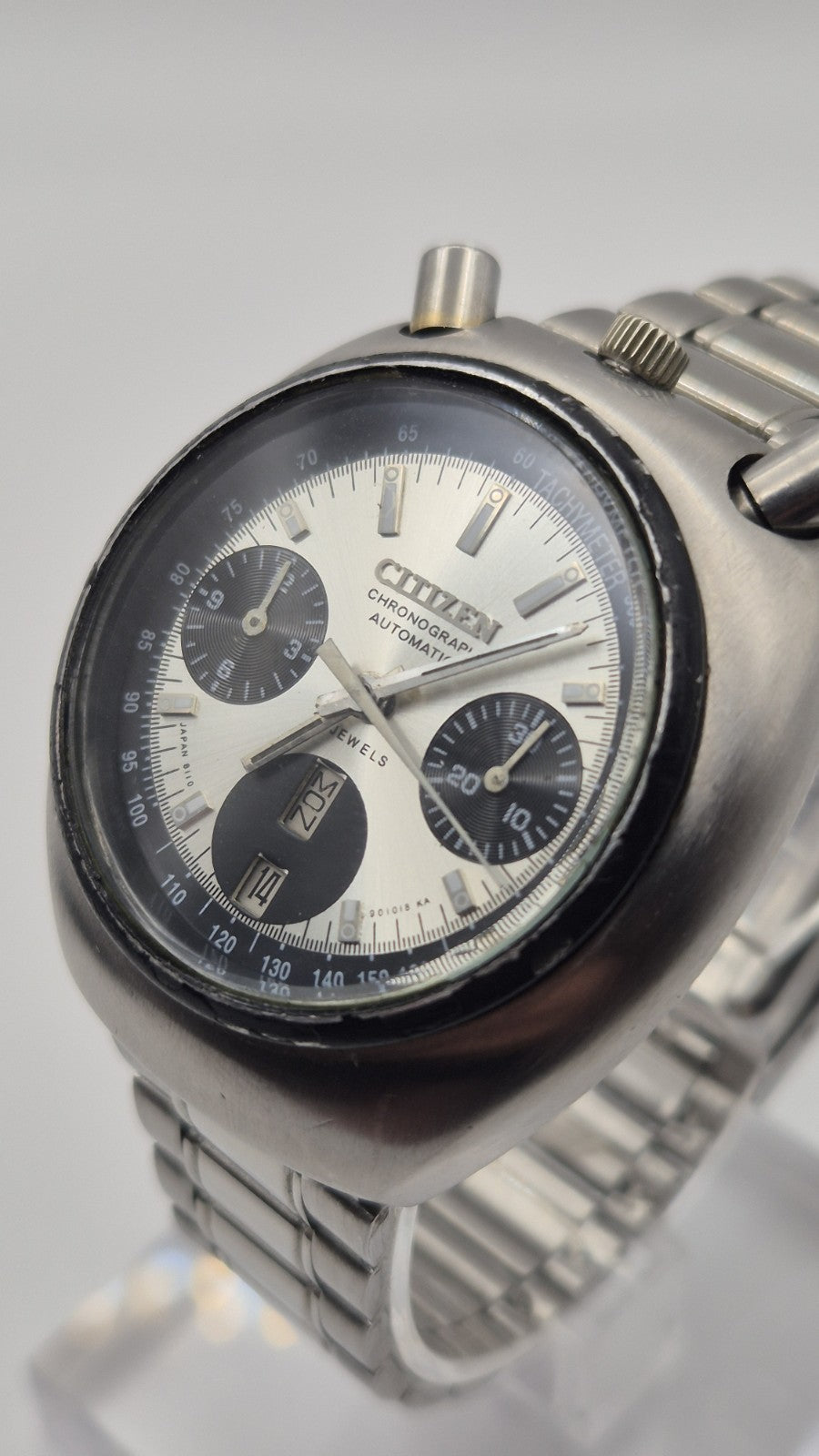 CitizenBullhead Automatic Chronograph Vintage Flyback Circa 1976 Ref. 67 90388