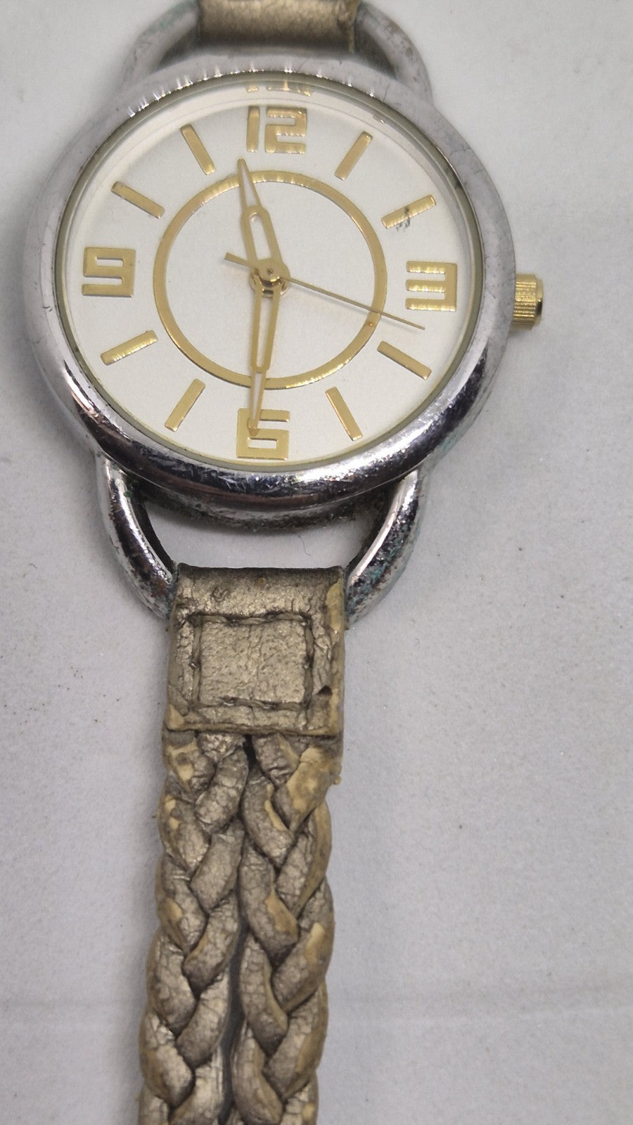 Marks And Spencer Silver And Gold Tone Ladies Watch0