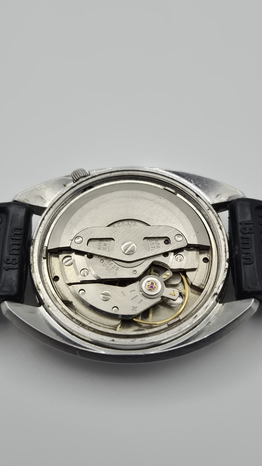 VINTAGE 60's SEIKO AUTOMATIC 6105-6009 MEN'S WATCH Captain Willard Movement Rare20