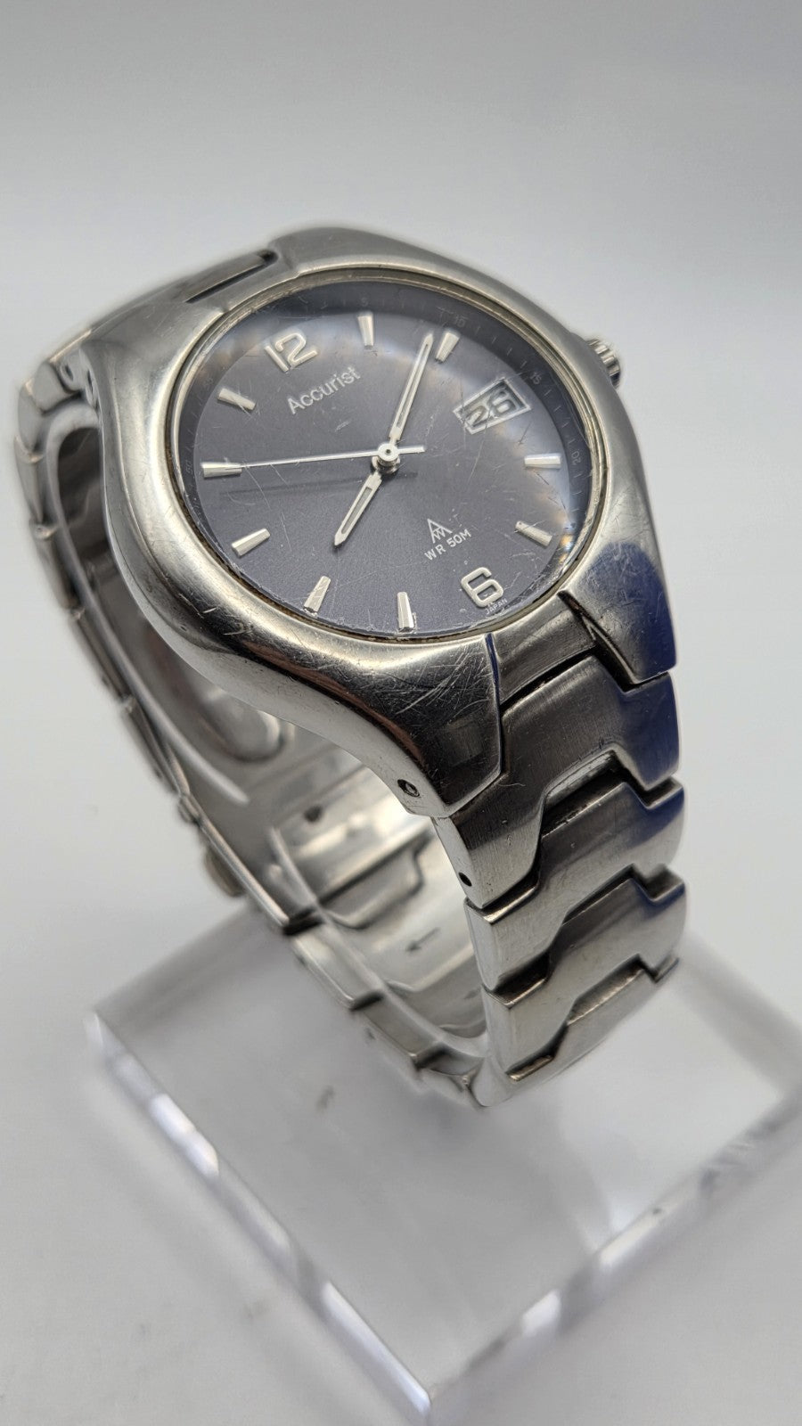 Vintage Mens Accurist Wristwatch MB057. Working11