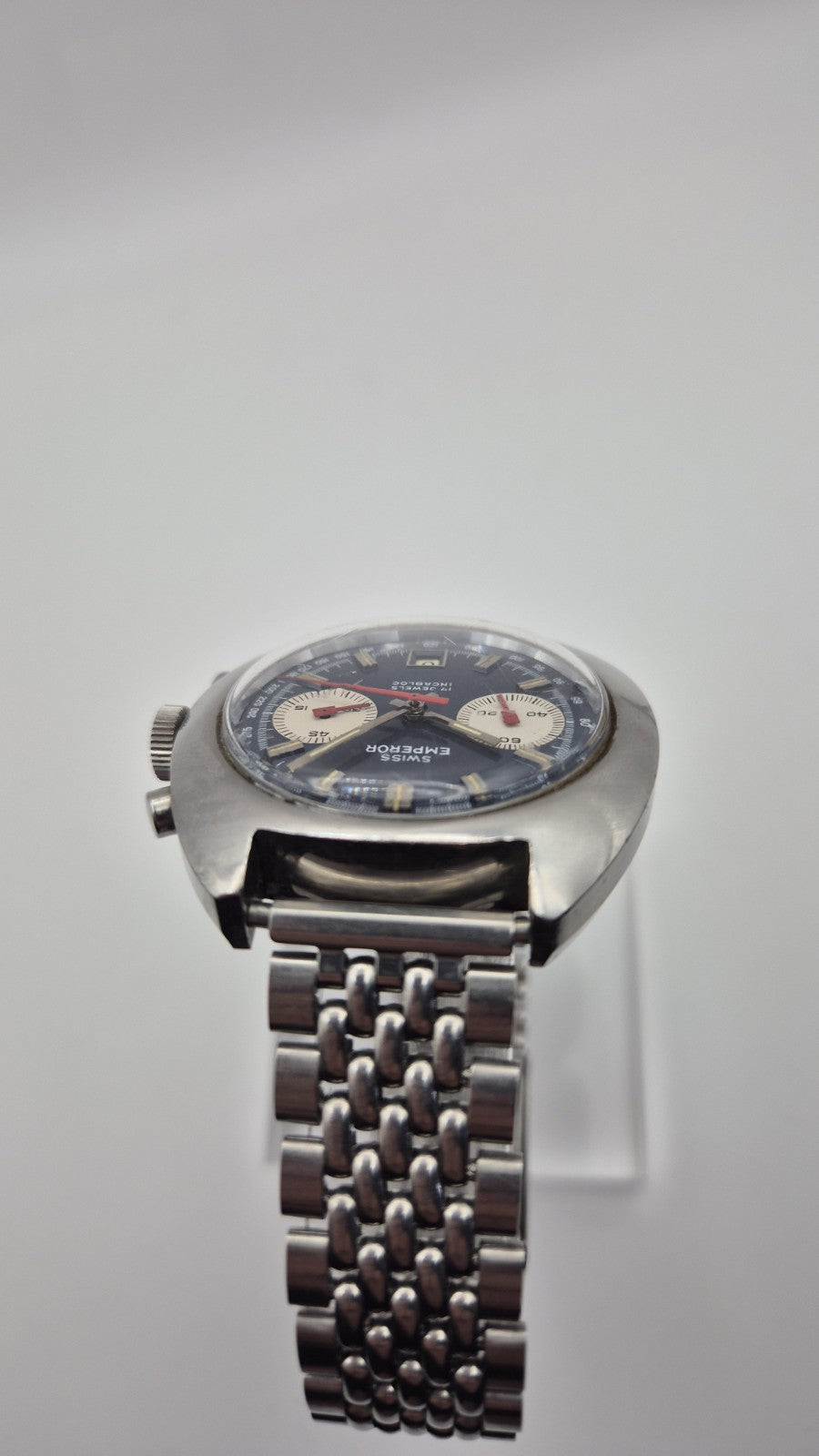 Swiss Emperor   Chronograph Watch. Valjoux 7734 Hand wind movement5