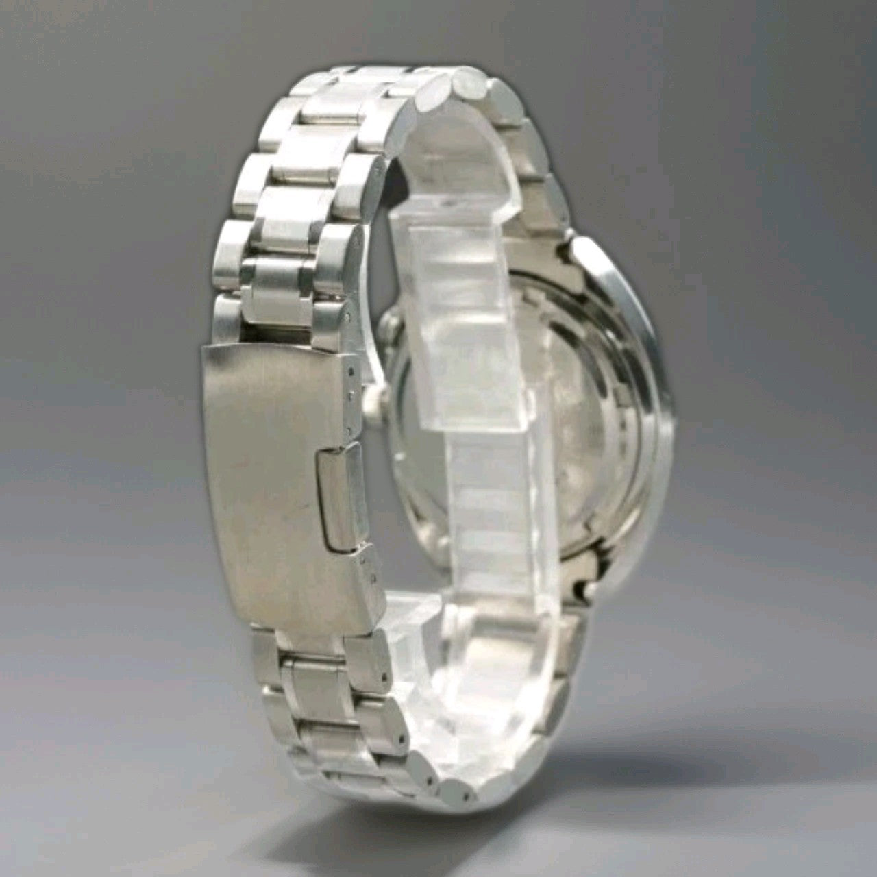Vintage SEIKO Bell-Matic 4006-7000 Alarm Silver Men AT Watch1