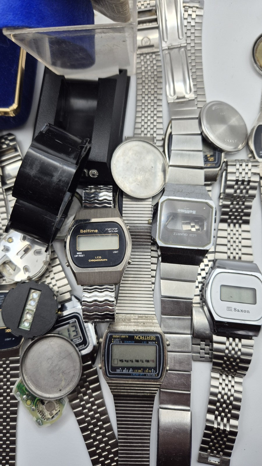 vintage digital watch joblot spares7