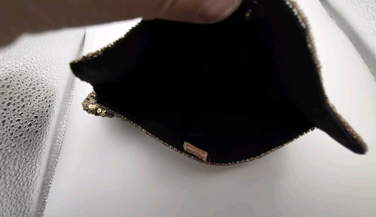 vintage Belgium Art Deco sequin evening purse9