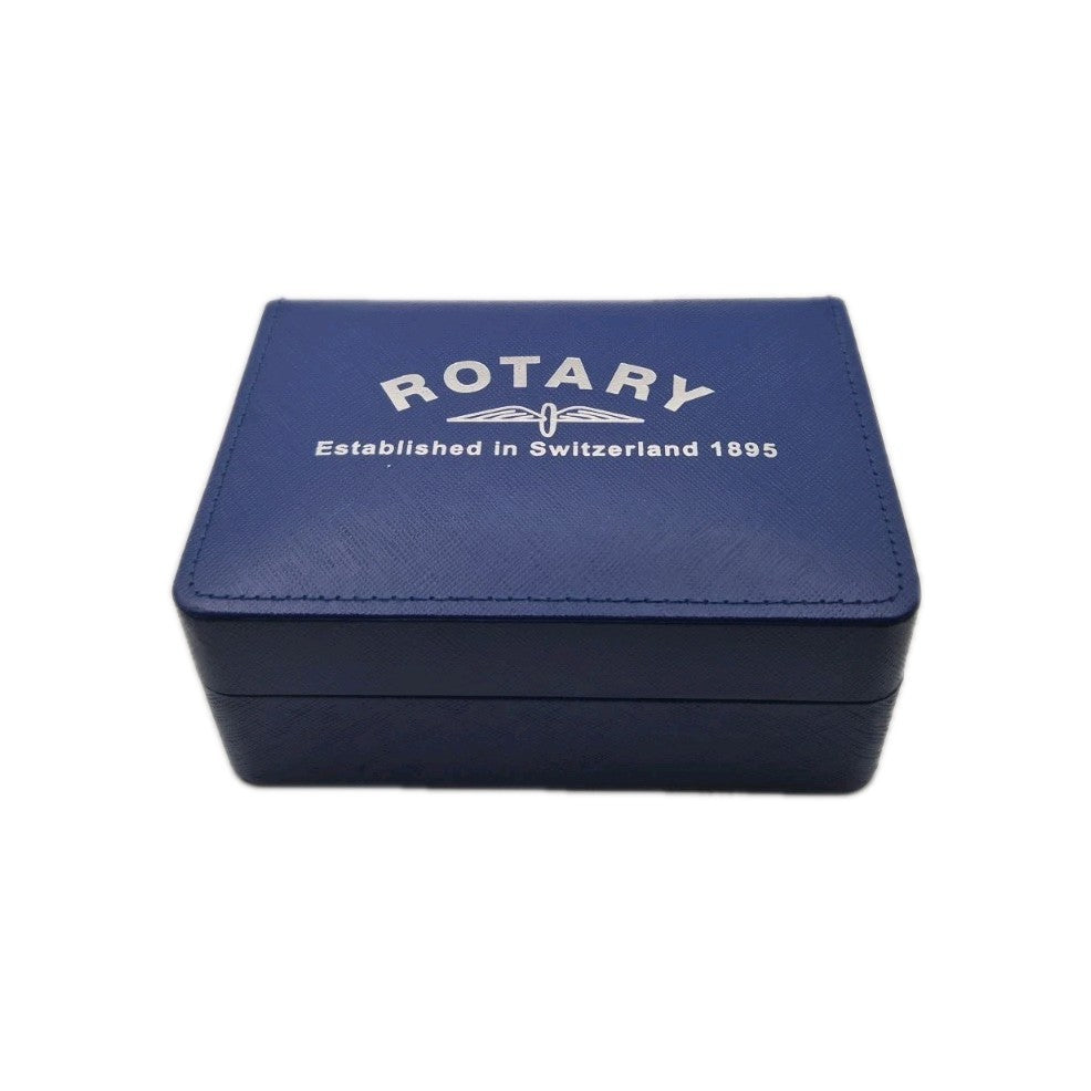 Ladies Rotary Two Tone Watch and Brick Bracelet Set2