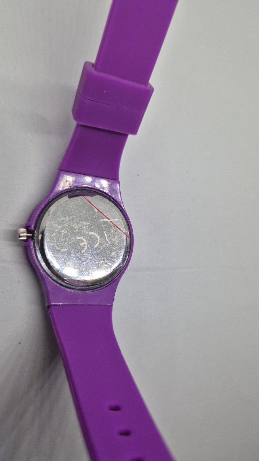 Pink Silicon Rubber Strap Butterfly Dial Watch Wrist10