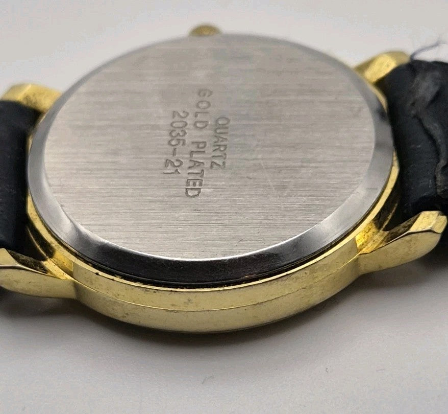 vintage Gucci 2035  21 gold plated quartz watch11