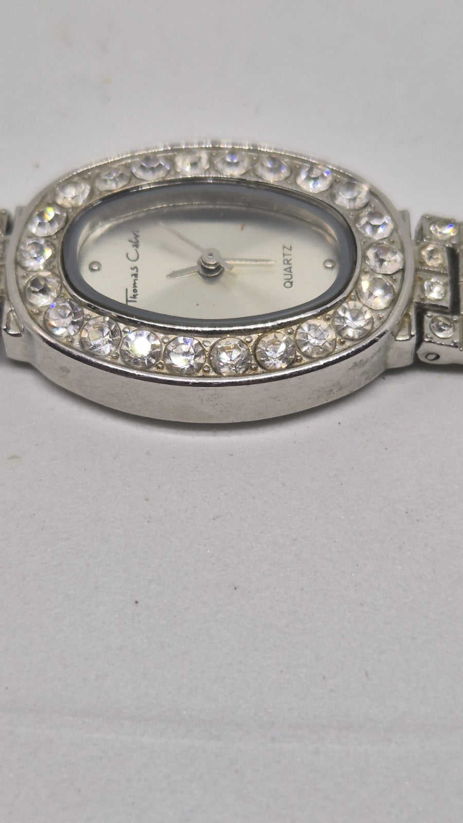 Vintage Thomas Calvi Quartz Ladies Rhinestone Watch5
