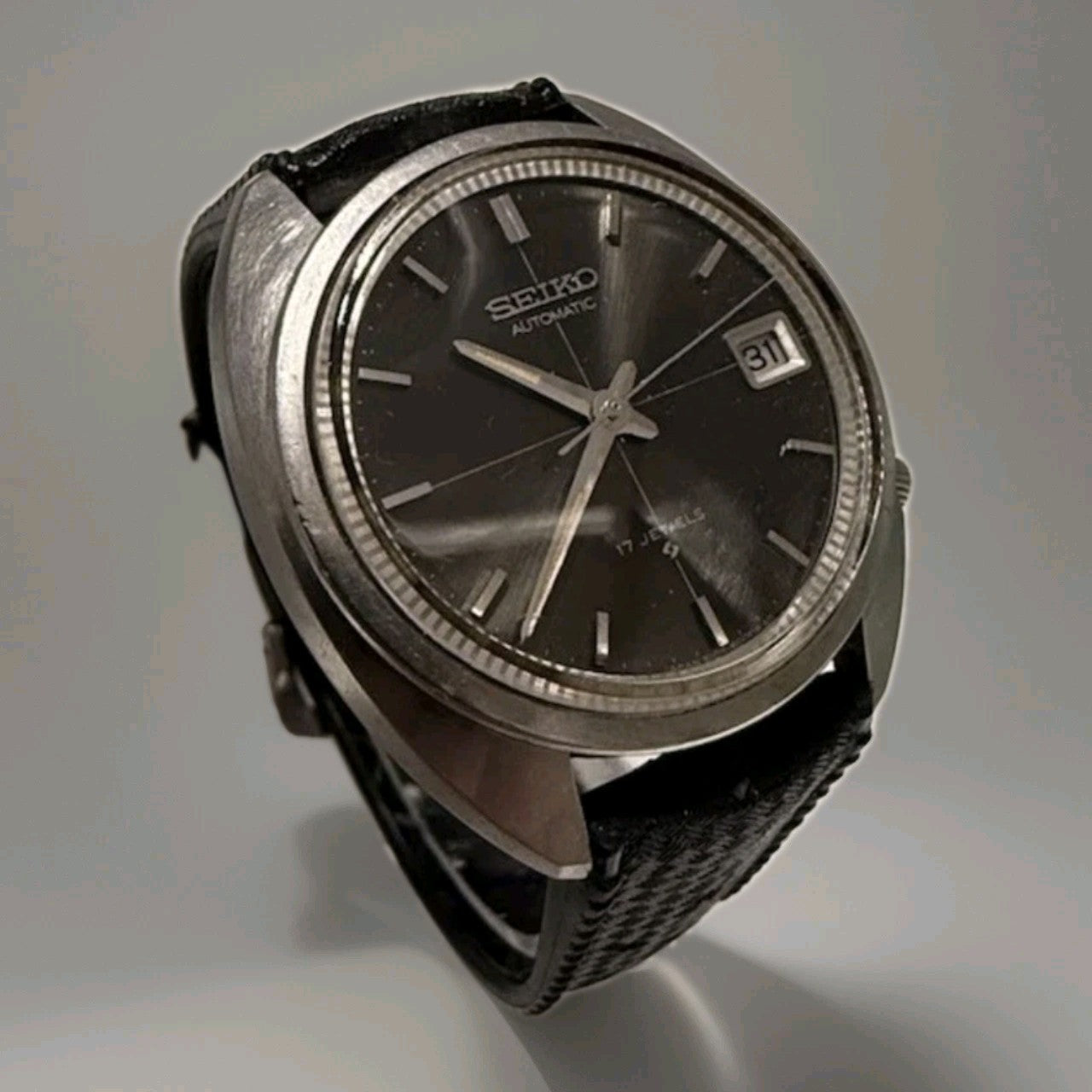 1960's SEIKO AUTOMATIC 6105-6009 MEN'S WATCH Captain Willard Movement Rare6