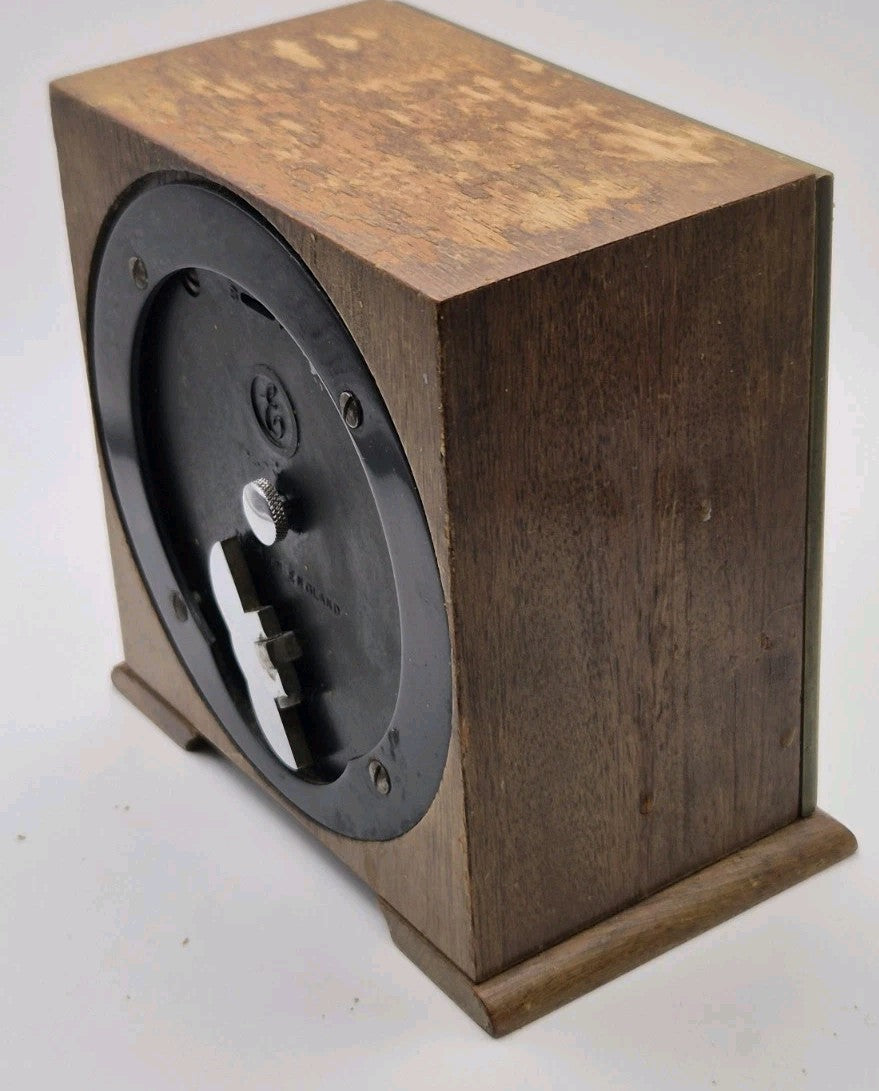 Elliott Of London Wood Cased Mantel Clock In Working Order3