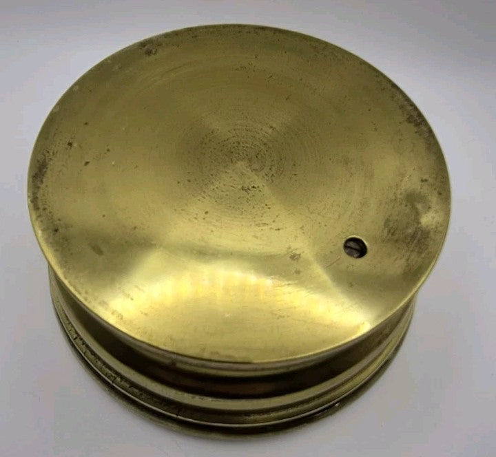 antique brass barometer byA. Robertson & Son, Wick2