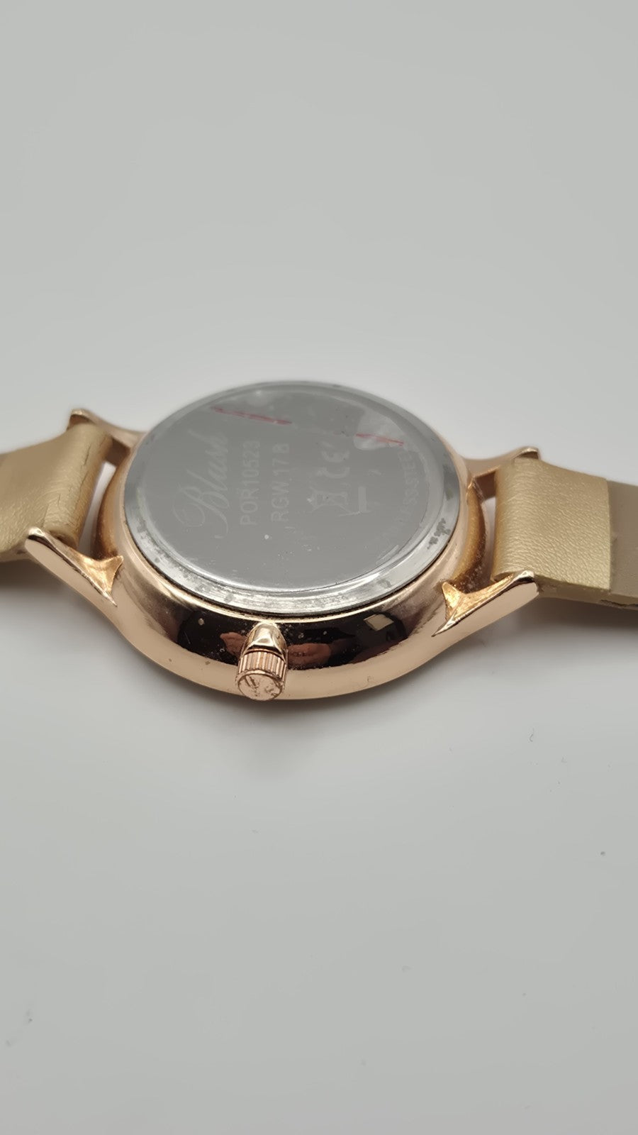 BLUSH LADIES QUARTZ WATCH Rose gold face and gold strap10
