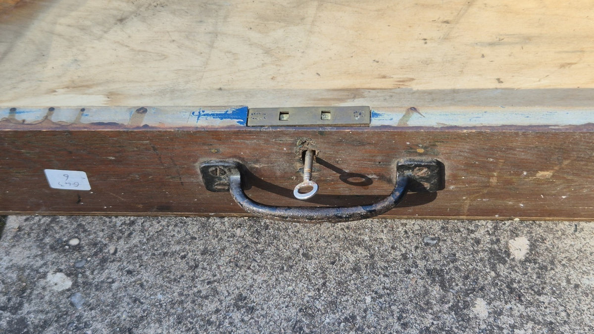 Vintage Carpenters Wooden Box And wooden plane3
