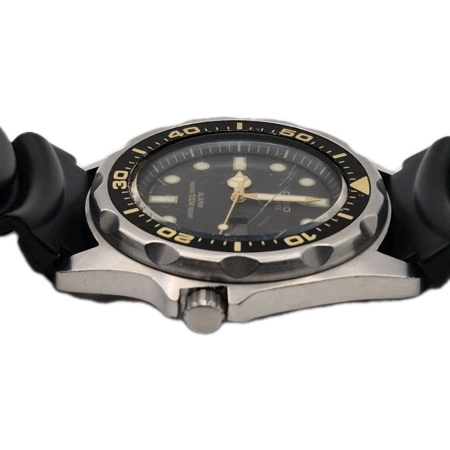 Casio MMA-200w 343  100M Divers Ana-Digi Men's  Watch Alarm WORKING2