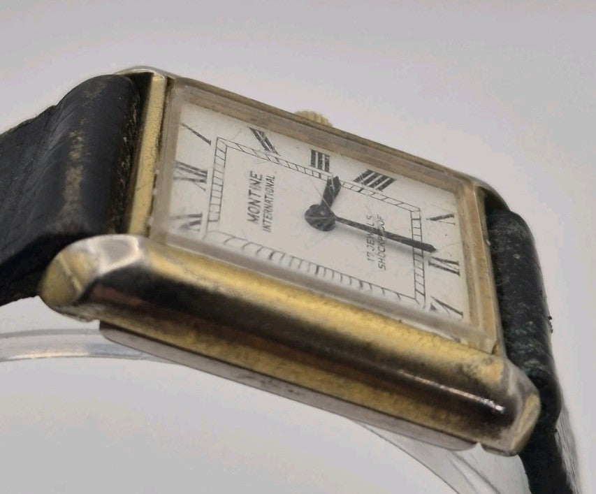 MONTINE INTERNATIONAL MECHANICAL 17 JEWELS SHOCKPROOF SWISS WORKING 5