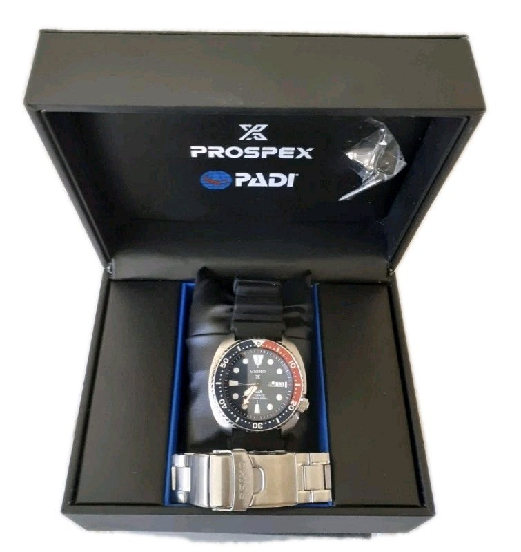 Seiko Prospex Padi Turtle Automatic SRPA21K1 Full Set With Extra Strap0