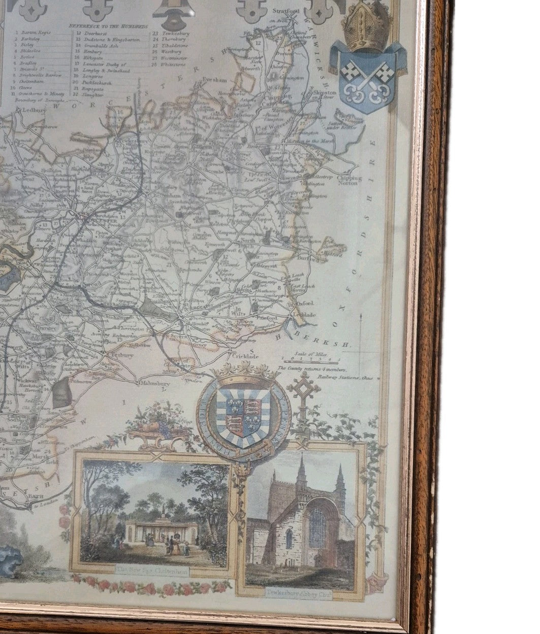 Framed Map Of Gloucester5