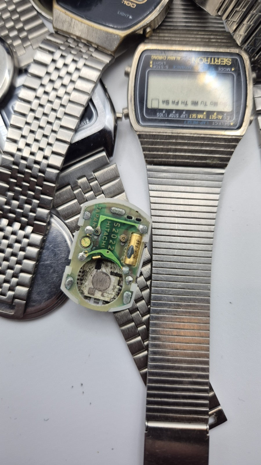 vintage digital watch joblot spares23