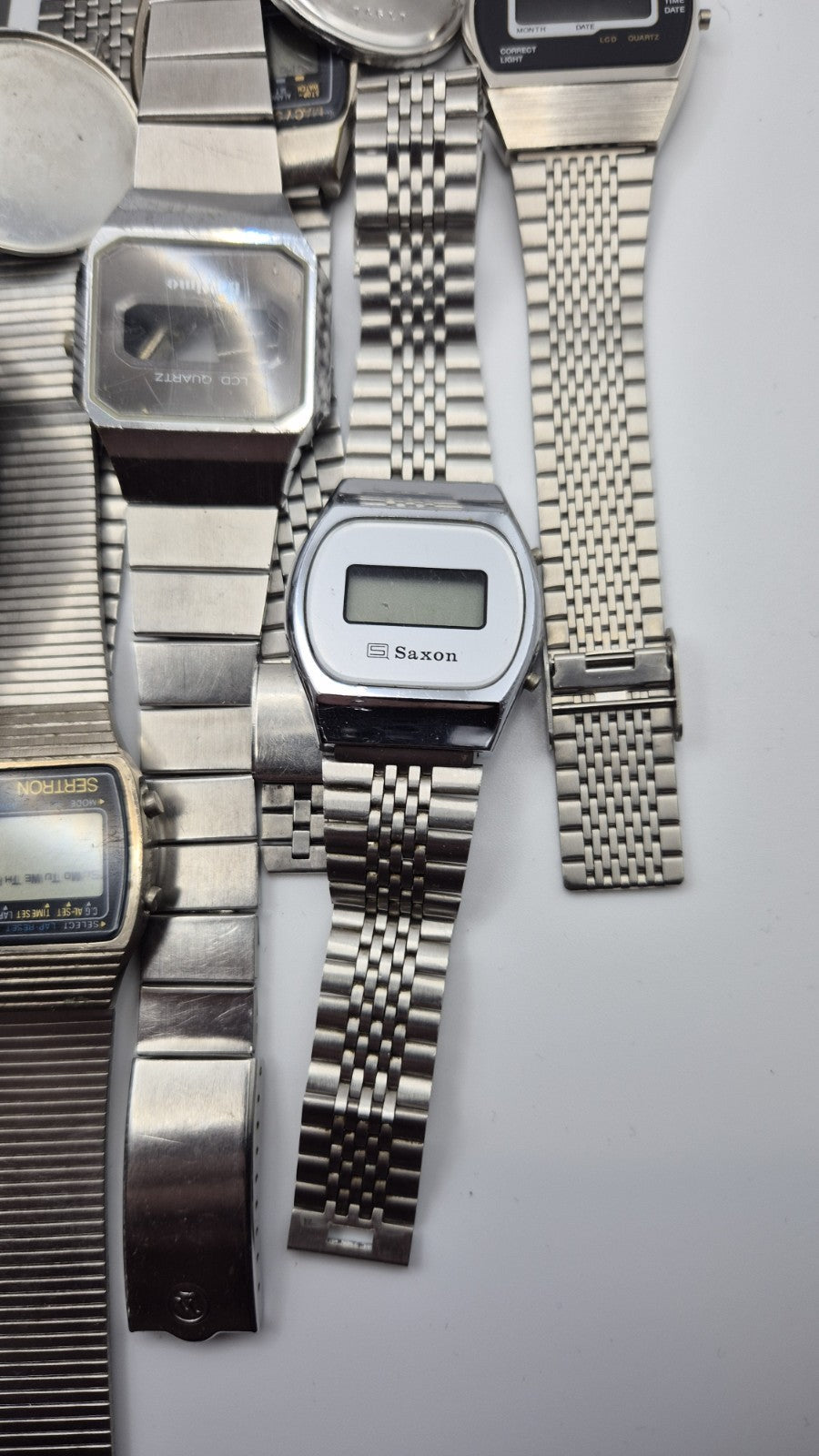 vintage digital watch joblot spares12