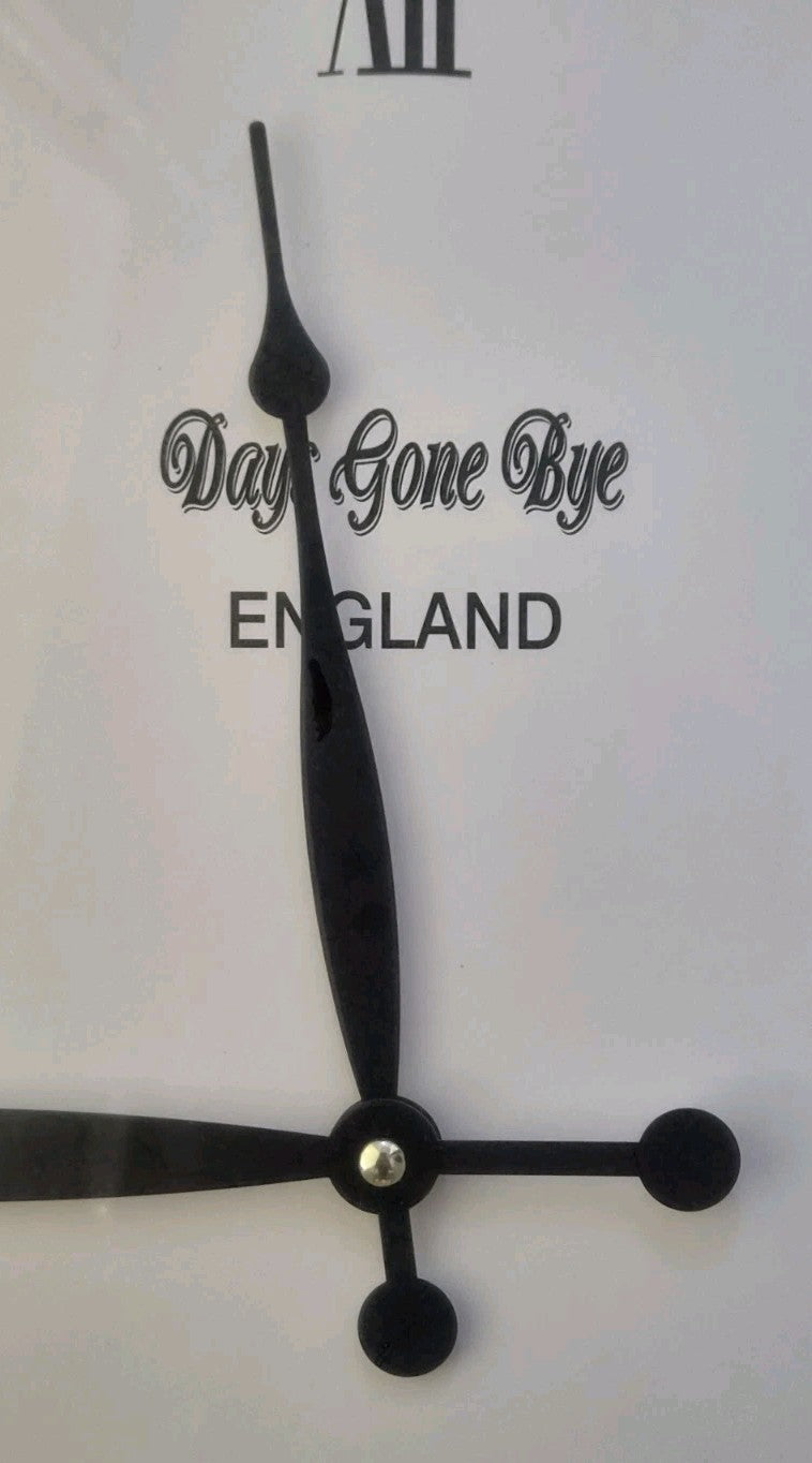 Wood Quartz Wall Clock 64cm Days Gone Bye England5