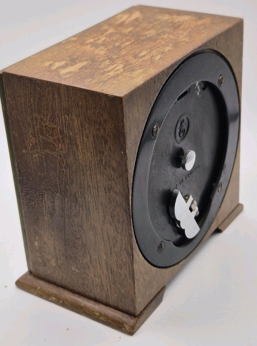 Elliott Of London Wood Cased Mantel Clock In Working Order5