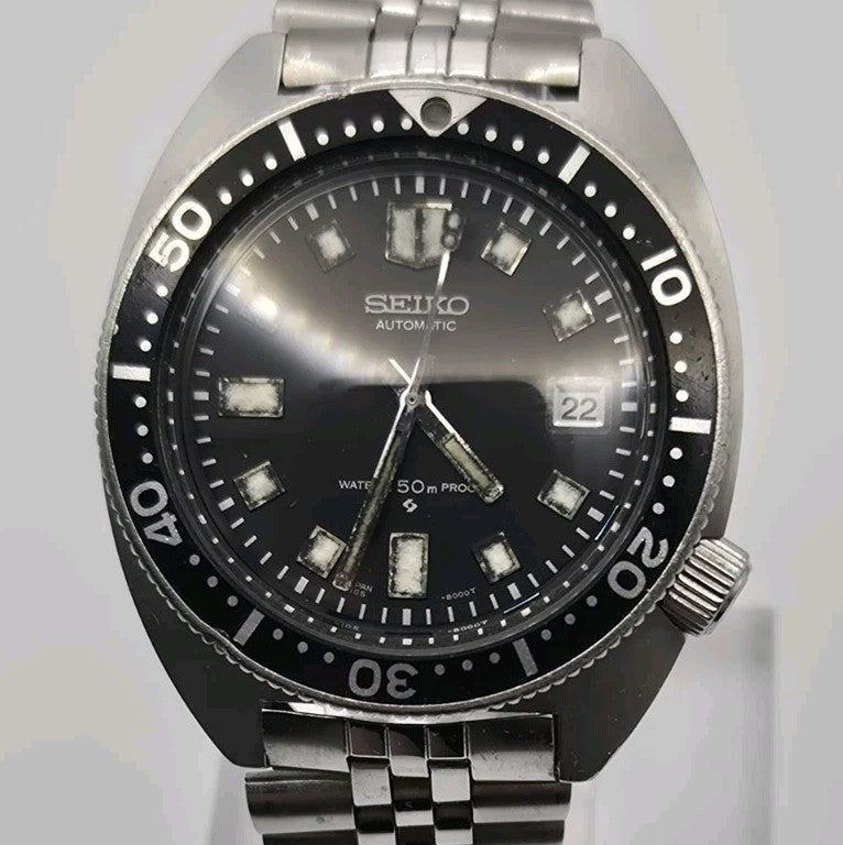 SEIKO 150M 2nd diver early model 6105 8000 Date cal.6105A Automatic Men's_7756793