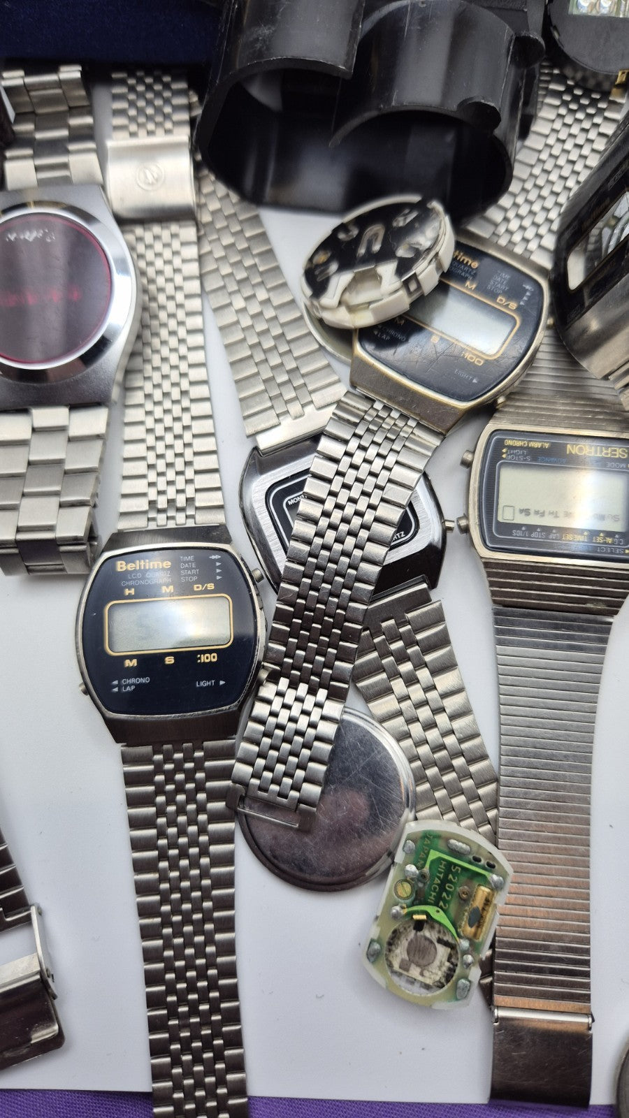 vintage digital watch joblot spares21