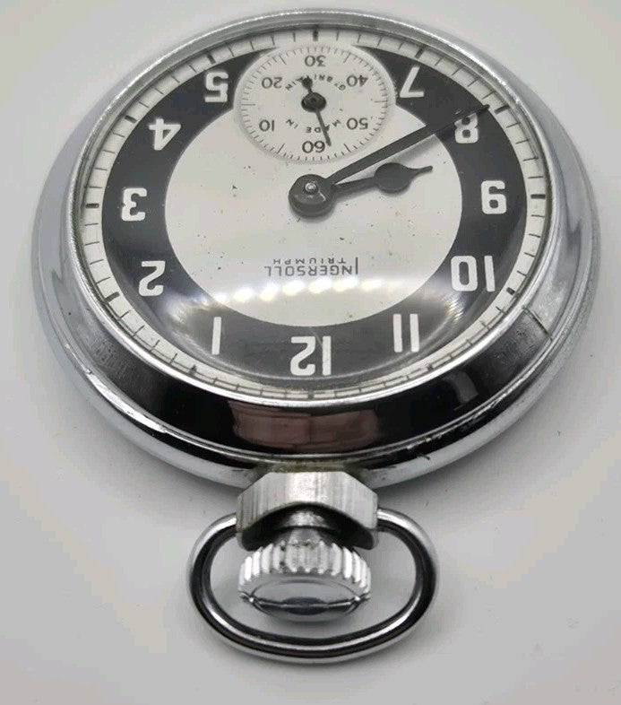 Vintage Ingersoll Triumph Pocket Watch | Made in Great Britain | Working6