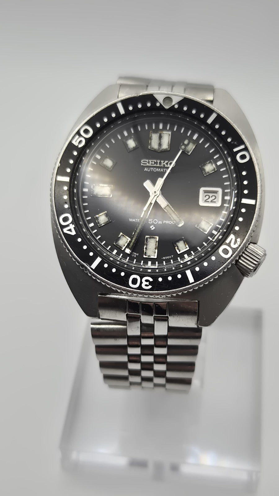 SEIKO 150M 2nd diver early model 6105-8000 Date cal.6105A Automatic Men's_7756790