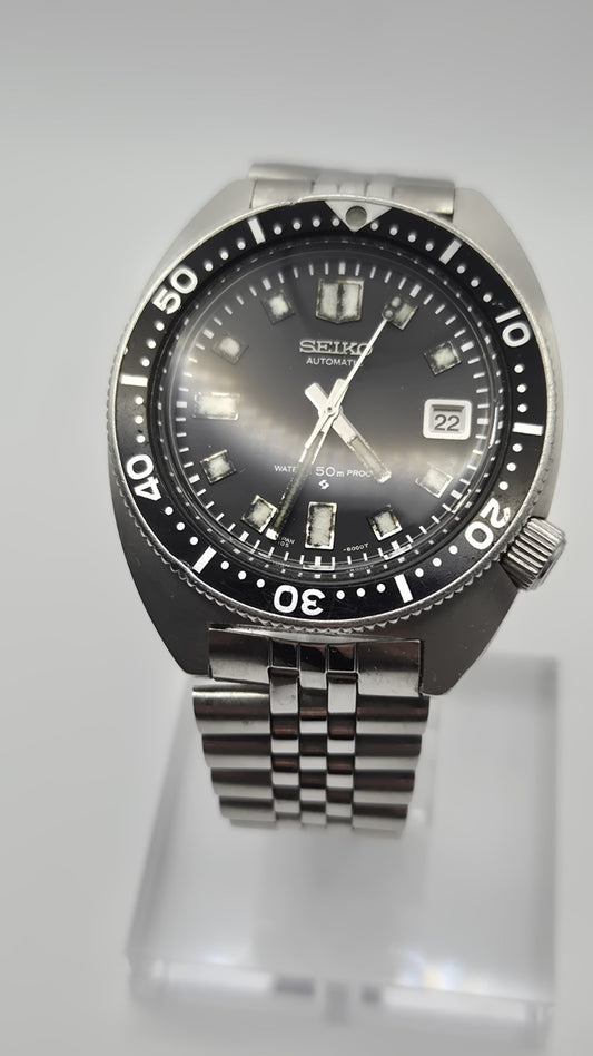 SEIKO 150M 2nd diver early model 6105-8000 Date cal.6105A Automatic Men's_7756790