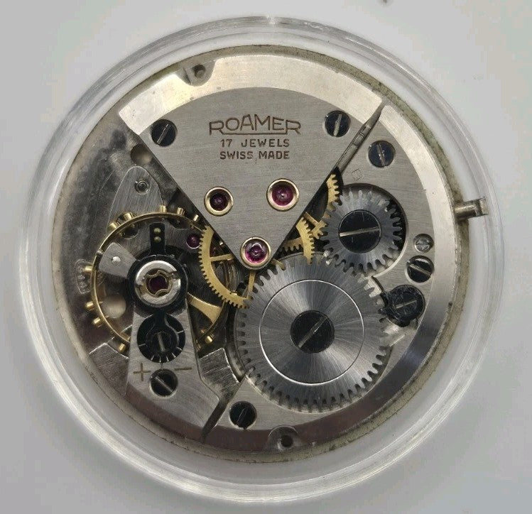 Roamer Gold Plated Men's Manual Vintage Swiss Watch   Working4