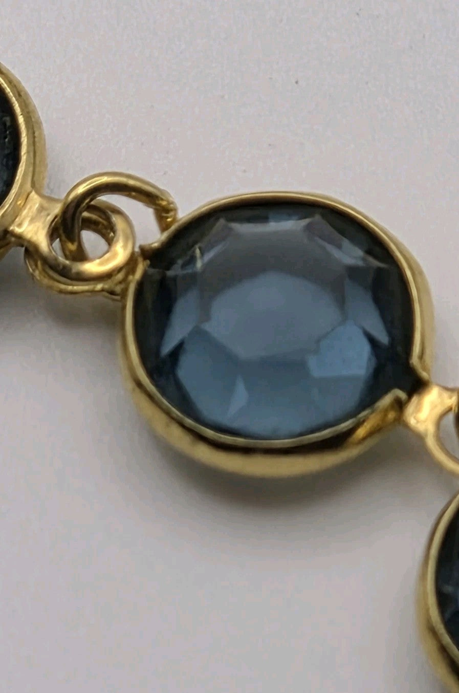 vintage Swarovski crystal station necklace1