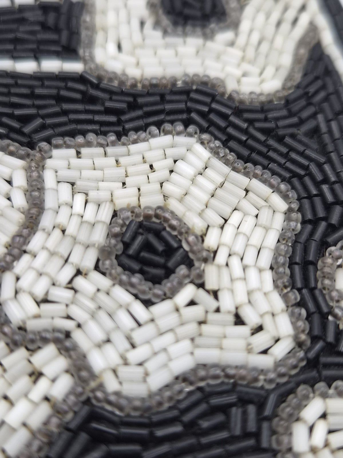 vintage black-and-white seed-beaded coin purse9