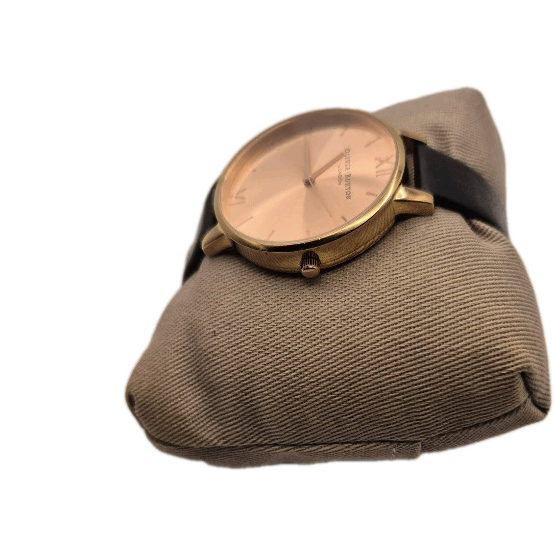 Olivia Burton Big Dial Black and Gold Women's Watch3