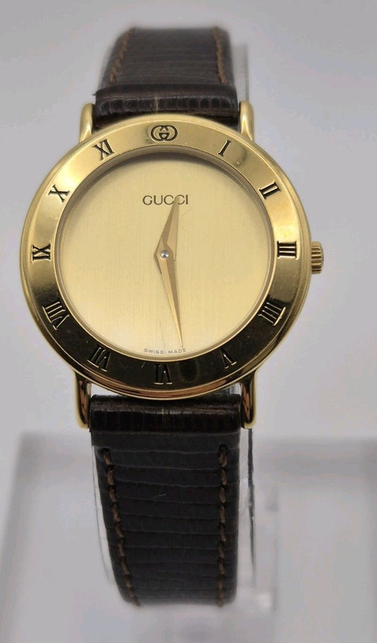 GucciGold 3000.2.L A new strap and a new battery0