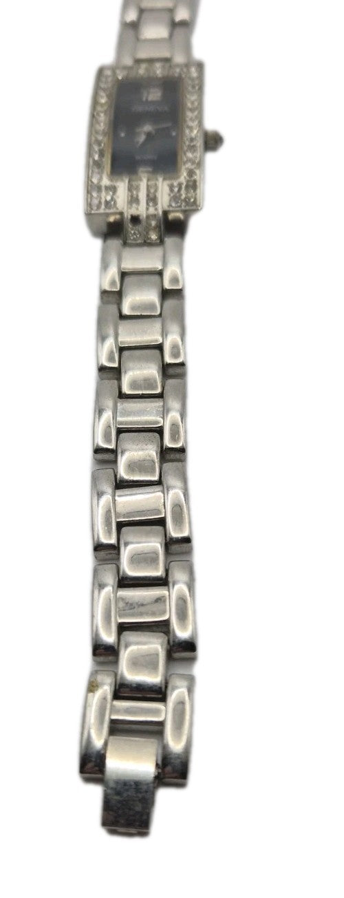 Geneva women's silvertone quartz watch2