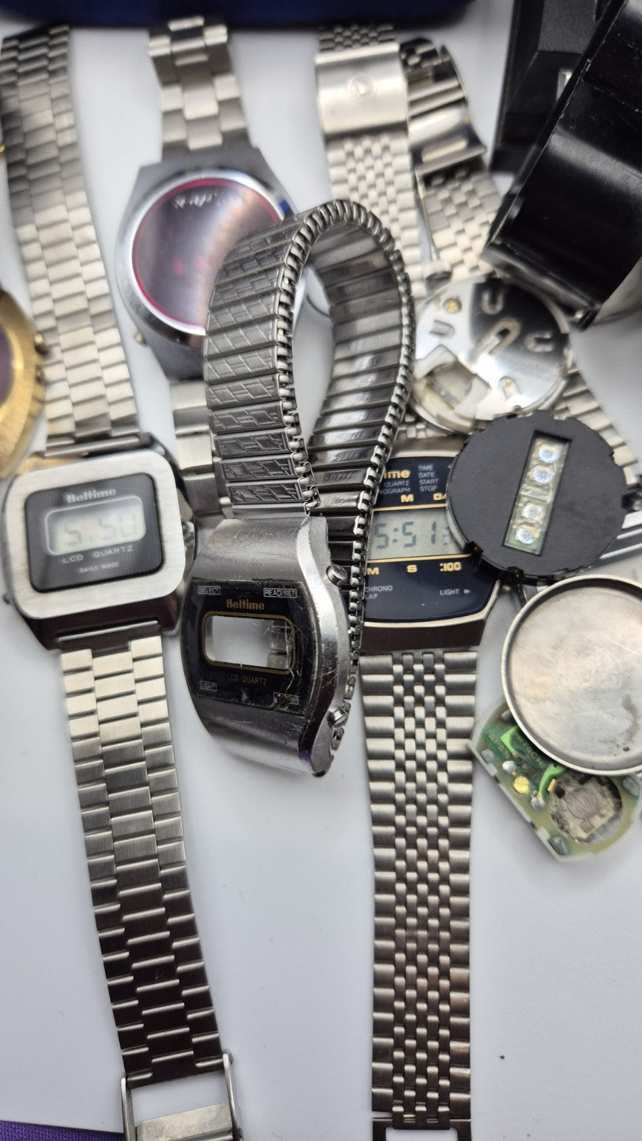 vintage digital watch joblot spares10
