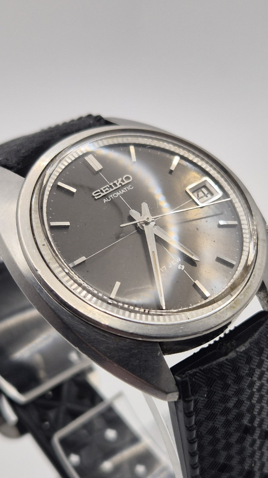VINTAGE 60's SEIKO AUTOMATIC 6105-6009 MEN'S WATCH Captain Willard Movement Rare3