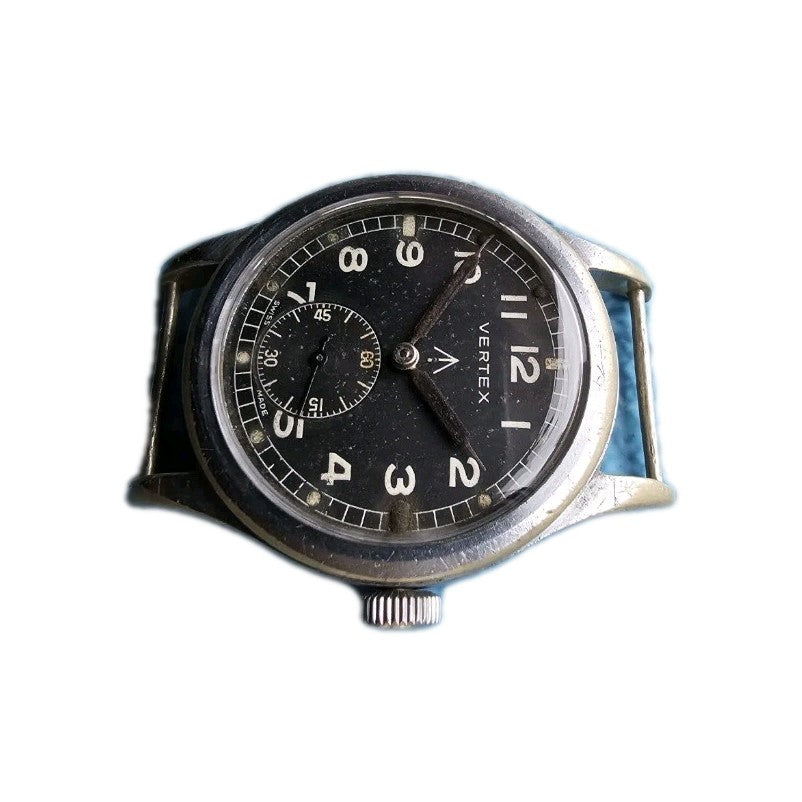 Vertex Dirty Dozen WW2 British Military Hand-Winding Men's Wristwatch Serviced!1